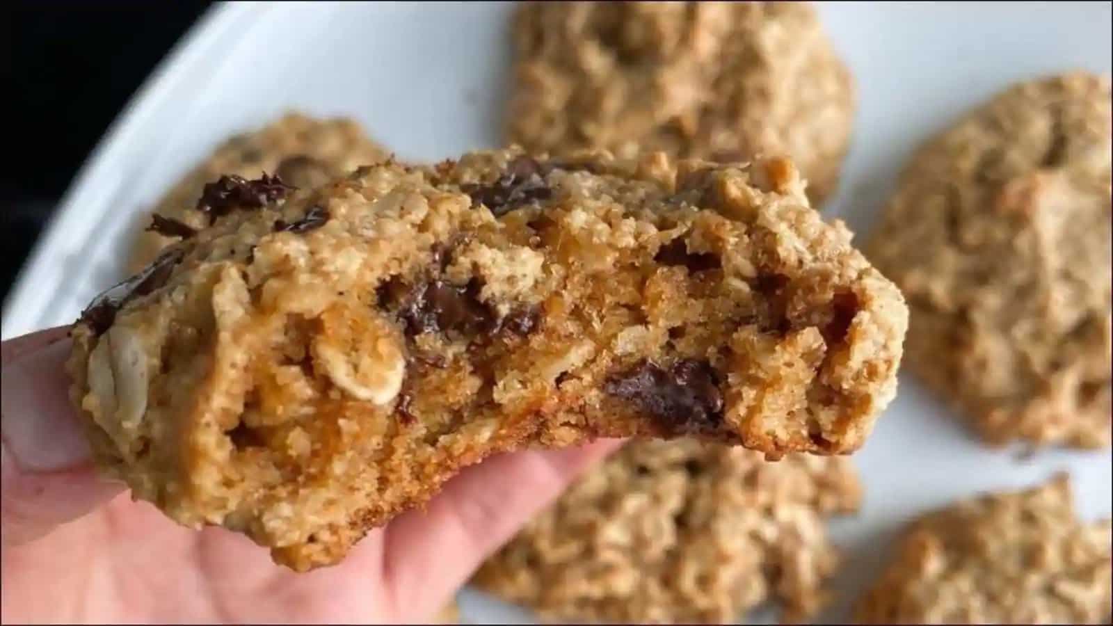 Recipe: Let soft and chewy oatmeal choc chip cookies be your new comfort food