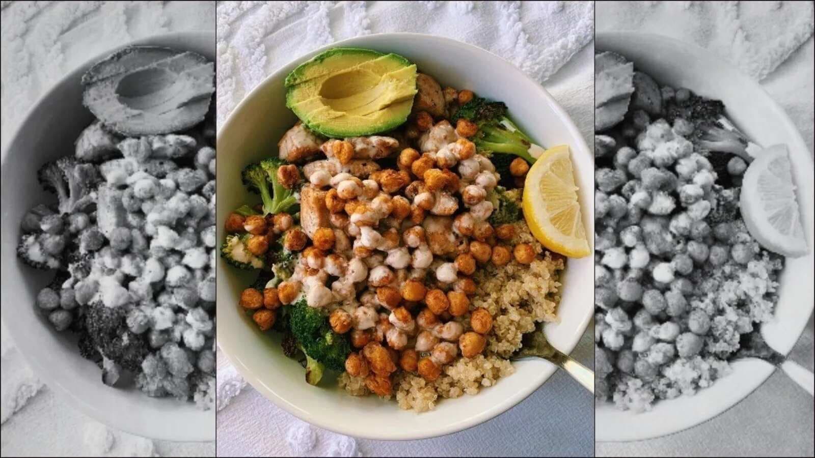 Looking for a gluten-free fall recipe? Try Crispy Chickpea Quinoa Bowl