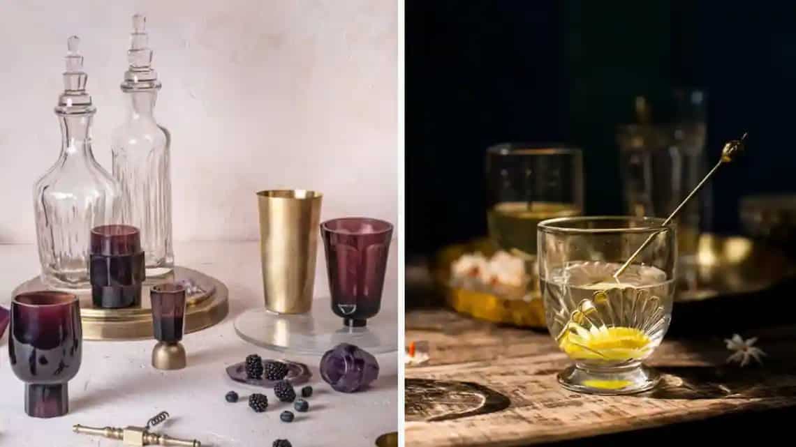 Upgrade your home bar with stunning barware