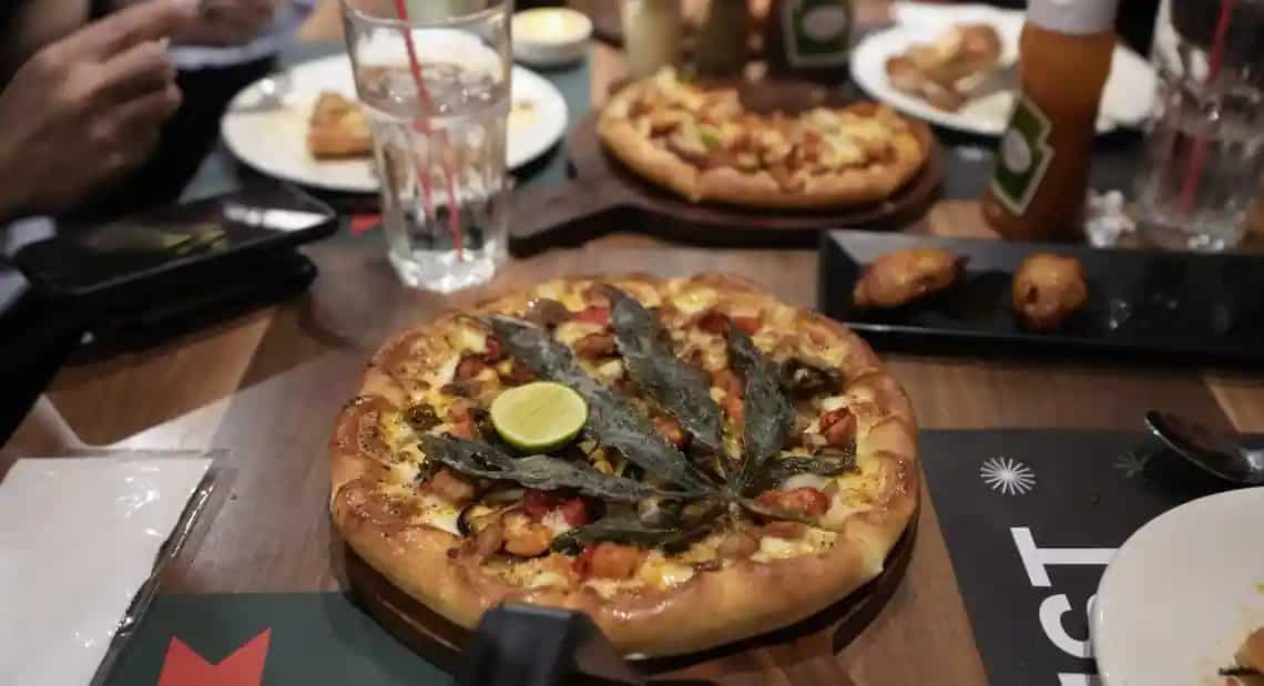 Why this cannabis pizza won't get you high