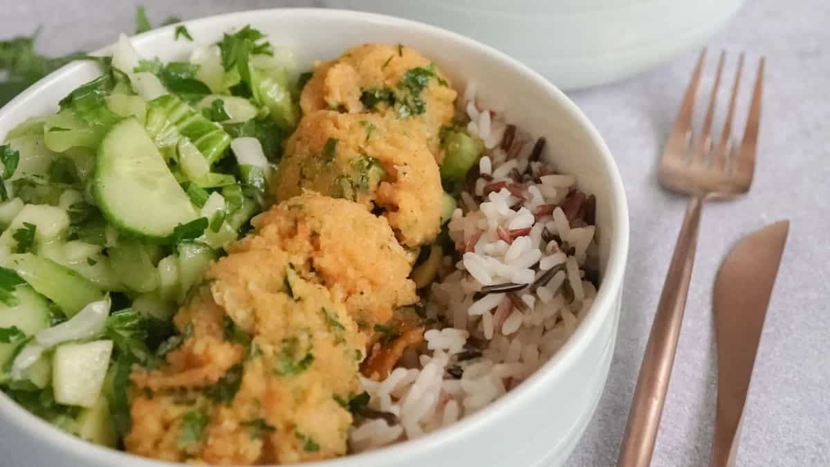 Chicken Falafel: Yummy Chicken Chickpea Fritters