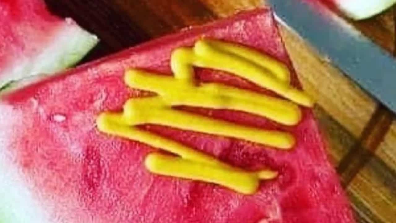 Viral Trend Of Mustard Sauce On Watermelon Has Divided Internet, Tried It Yet?