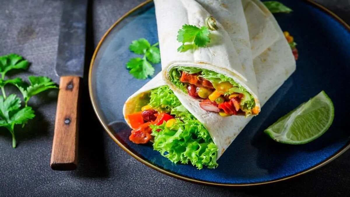 Make This Absolutely Delicious Coriander and Lime Rice Burrito 