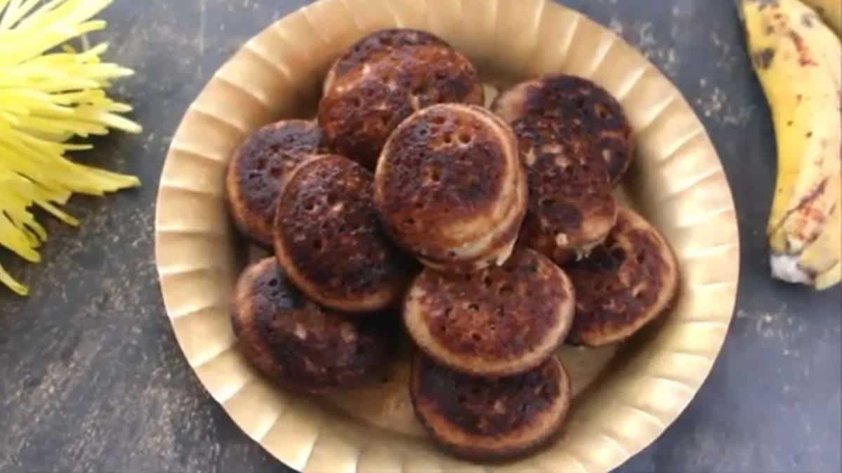 Sweet Paniyaram: The Lovely Round Banana Discs