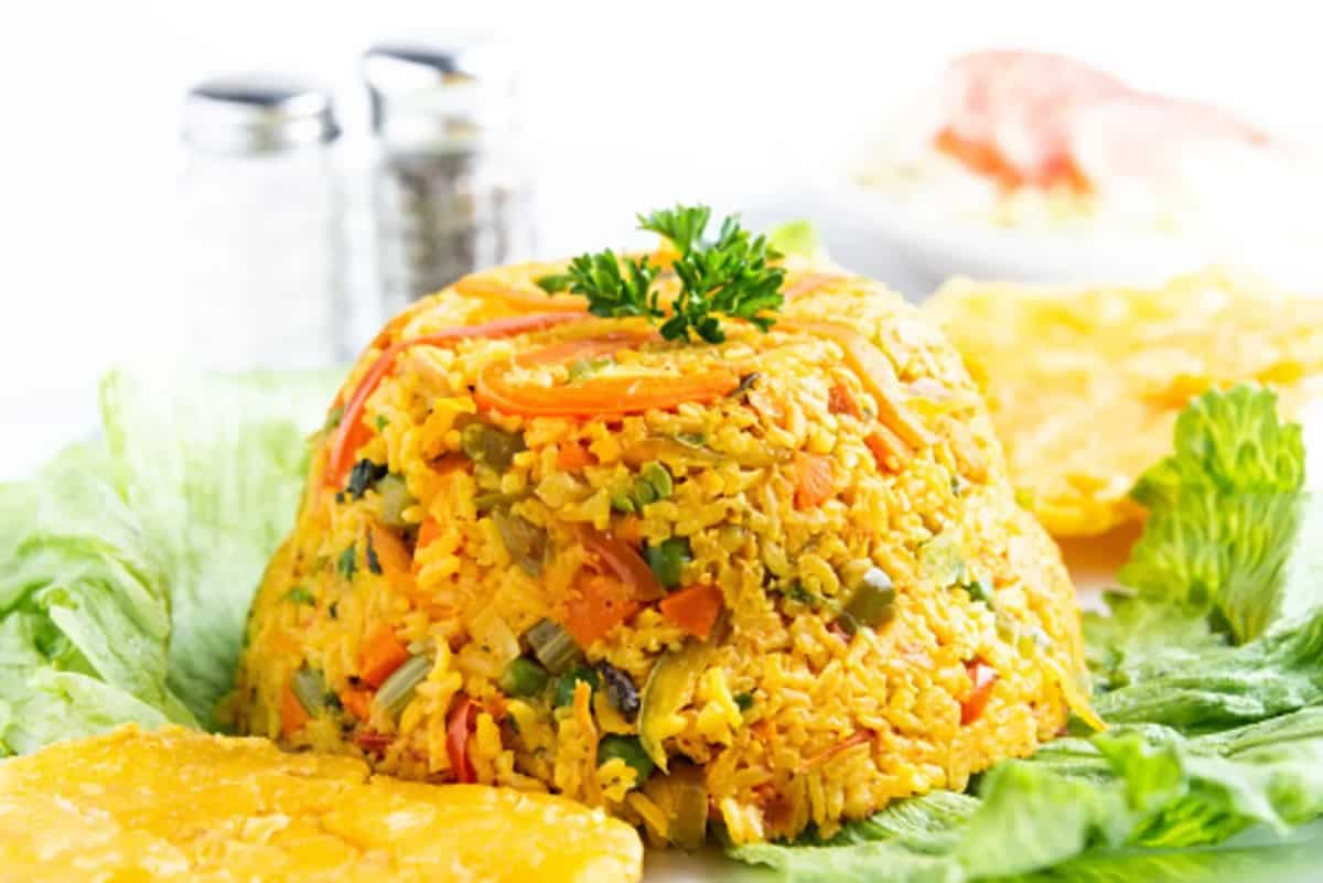 Arroz Con Pollo: Colourful Palette Of Mexican Rice And Chicken