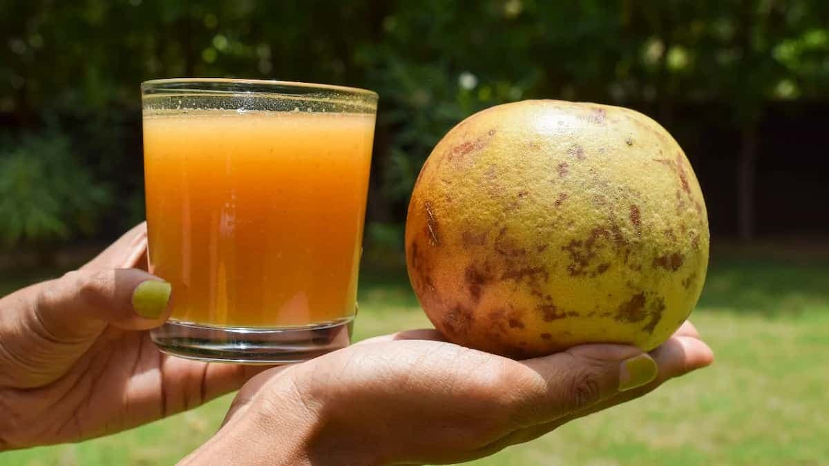 Watch: Here's How To Make Wood Apple Juice