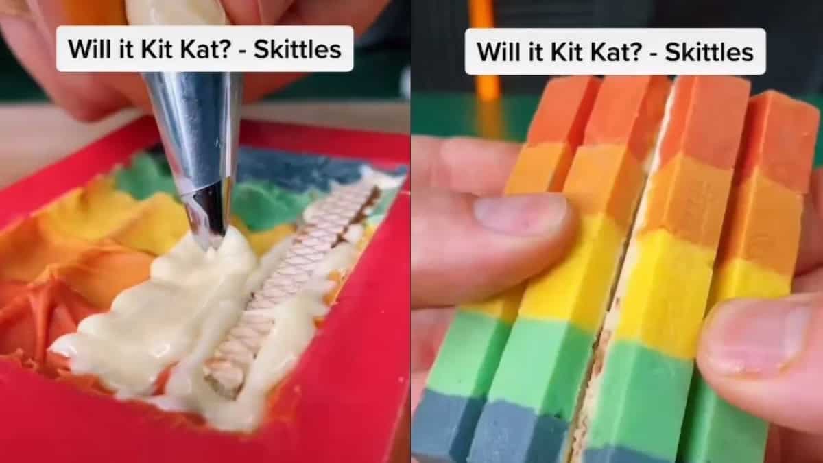 Viral: Ever Tried A KitKat Made With Skittles? This Experiment Is Genius