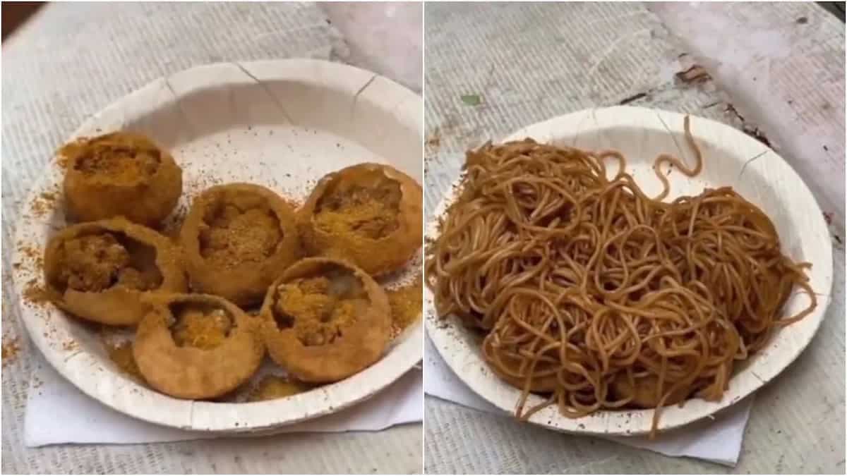 Viral: Chowmein Gol Gappa Is The Latest Bizarre Invention To Leave The Internet Cringing