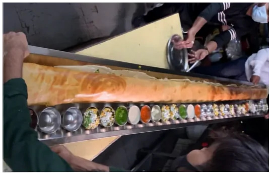 Viral: This 10-Feet Long ‘Kumbhakaran’ Dosa Is Breaking The Internet