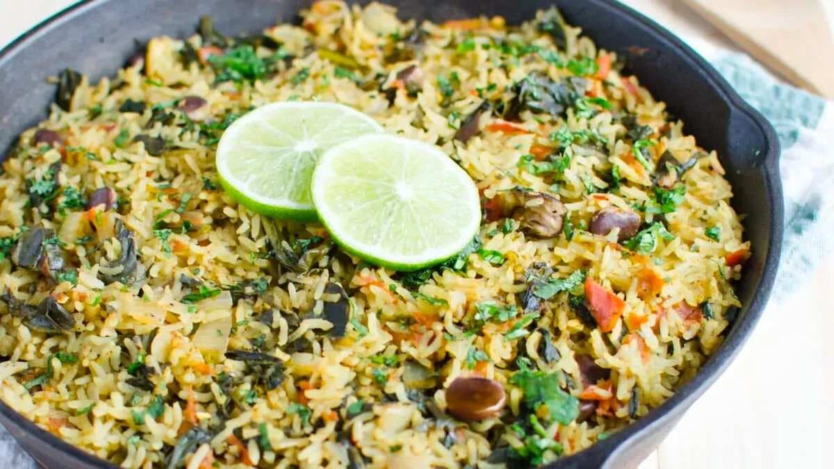 How To Make Soybean And Spinach Rice for Weight Loss