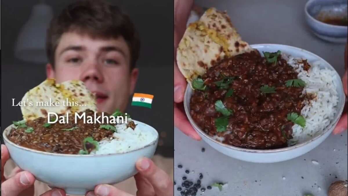 German Man Cooks Dal Makhani Like A Pro In Viral Video; Indians Are Impressed