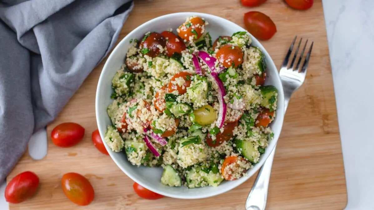 Thinking Healthy? Make A Quick Mediterranean Couscous Salad