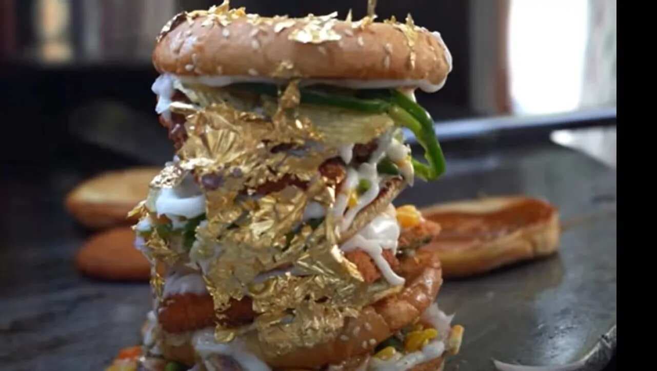 Viral: Punjab Vendor Sells Gold Burger For INR 999; Free If You Can Finish In 5 Minutes 