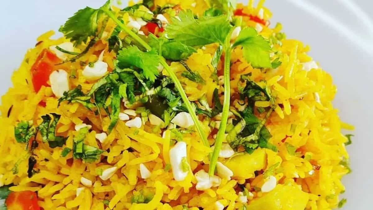 Sweet And Savoury Zafrani Pulao For Dinner