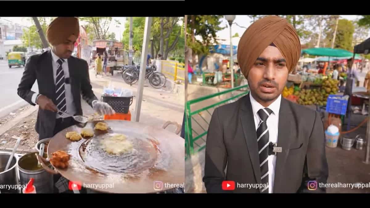 Patiala Brothers Selling Chaat Wearing A Business Suit Impress Netizens