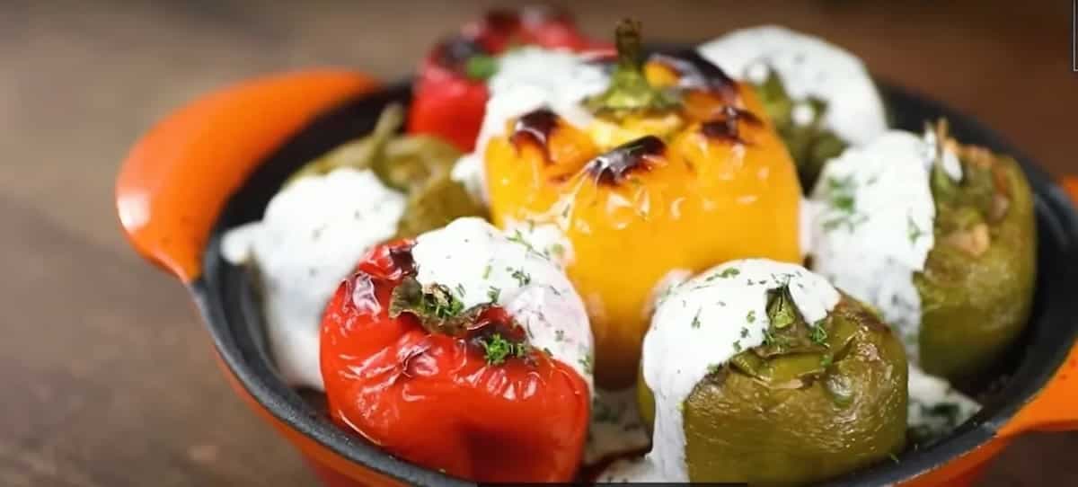 Afghani Dolma: The Aroma Of Bell Peppers With Crunchy Stuffing