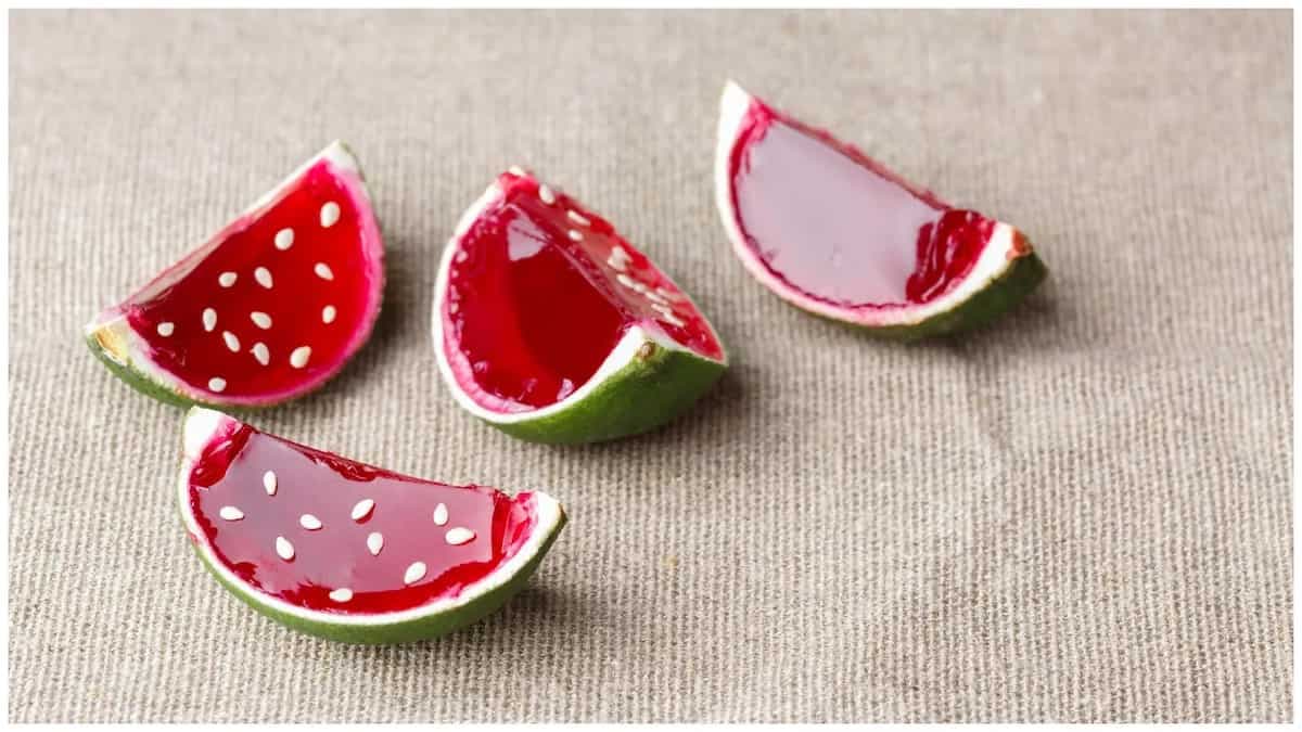 Watch: Try Your Hand At Making This Fun Watermelon Fruit Jello