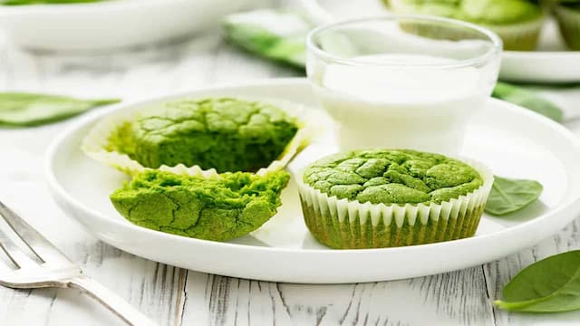 Matcha Tea Muffins:  Healthy Muffin Recipe 