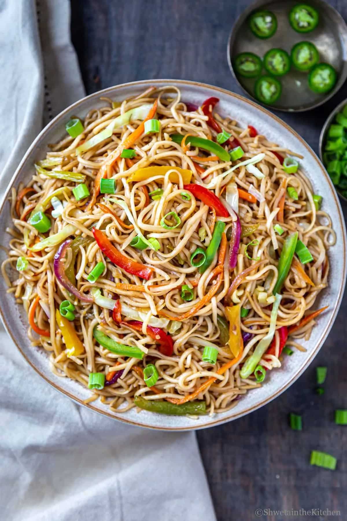 This Whole Wheat Hakka Noodles Recipe Just Requires 'Soaking'