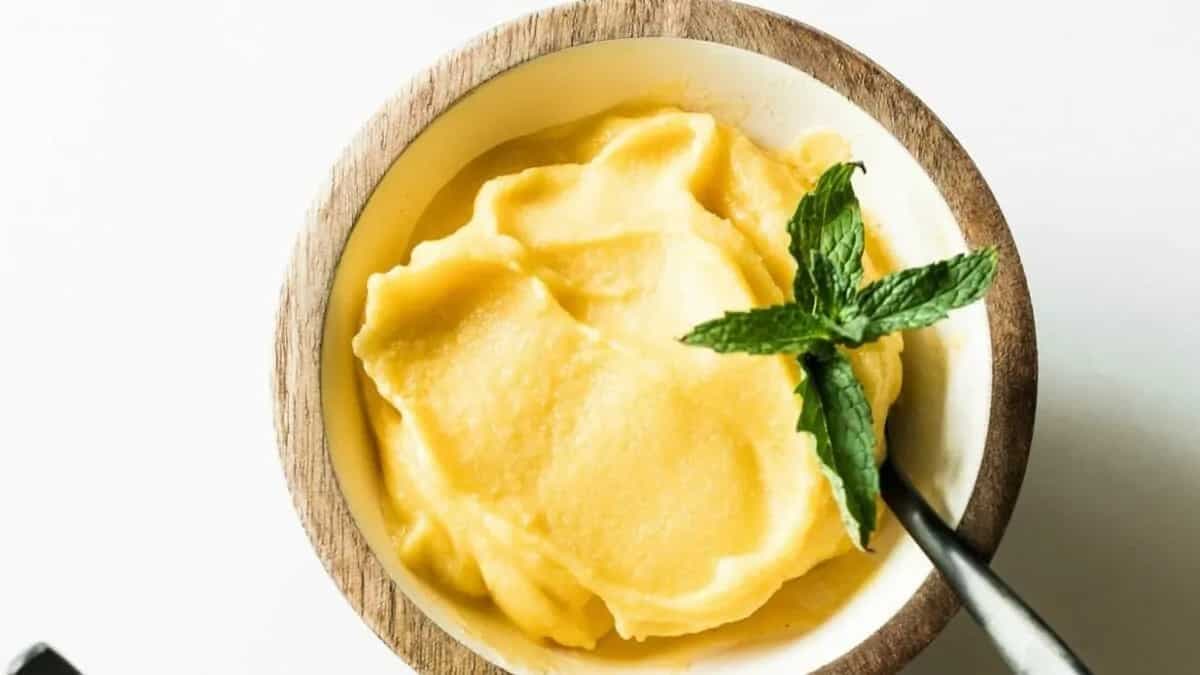 Mango Sorbet; A Refreshing Ice Cream For Summer
