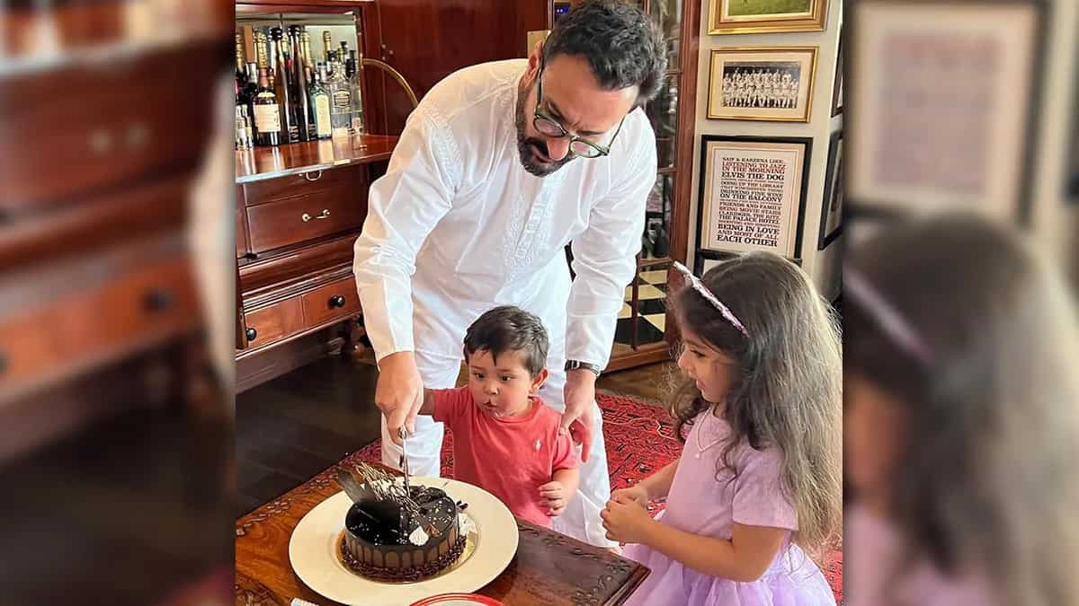 Saif Ali Khan’s Chocolate Cake Loaded Birthday Celebrations