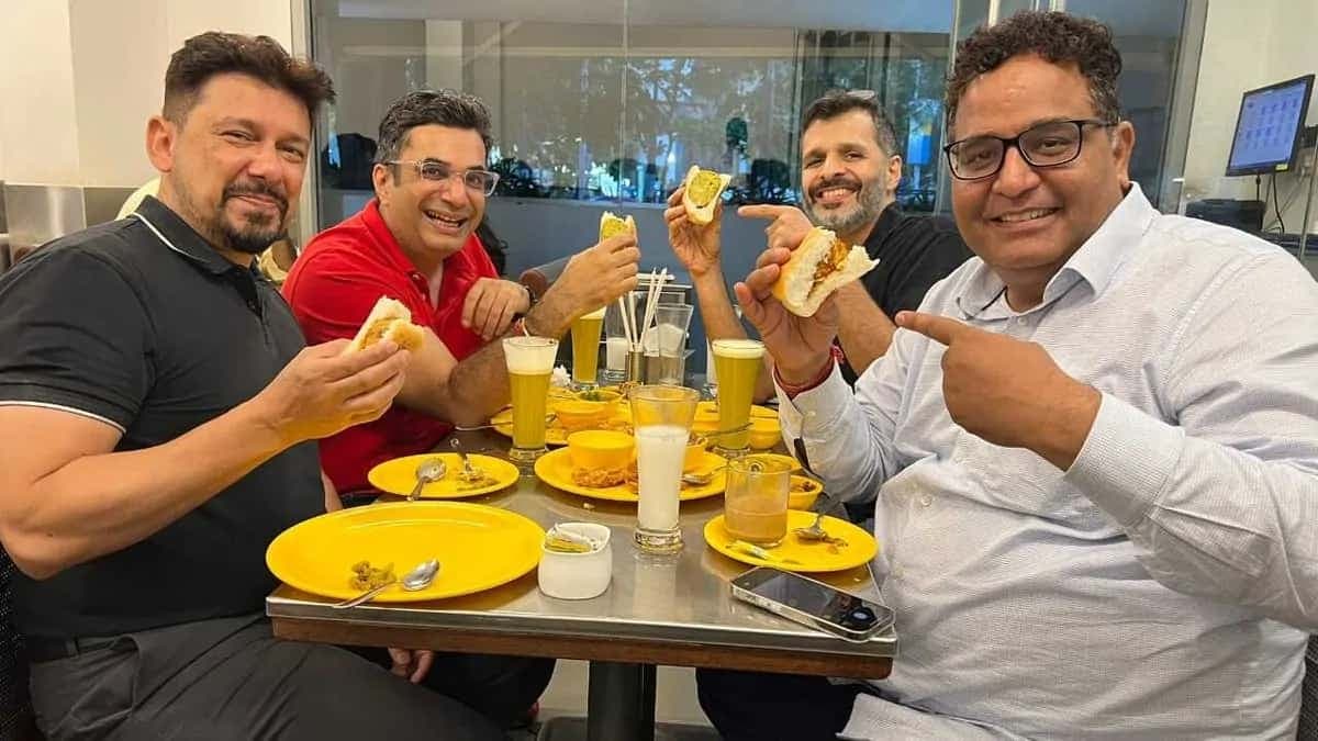 Madhuri Dixit’s Husband Shares A Vada Pav Treat With Paytm CEO 