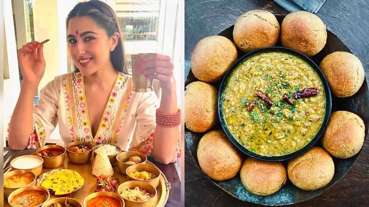 Sara Ali Khan's On Gluttony Mode, Enjoys Rajasthani Thali
