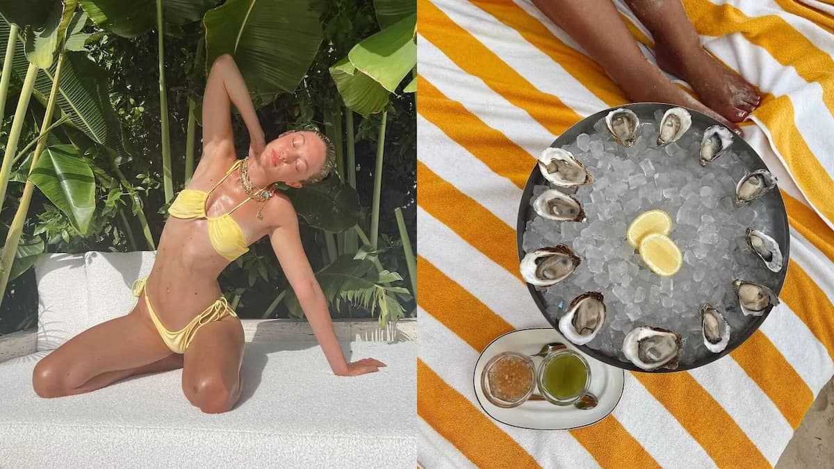 Gigi Hadid’s Island Vacation: The Model Enjoys Oysters And More