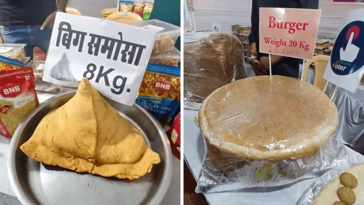 Food Festival In Bikaner Encourages Voting With Giant Foods
