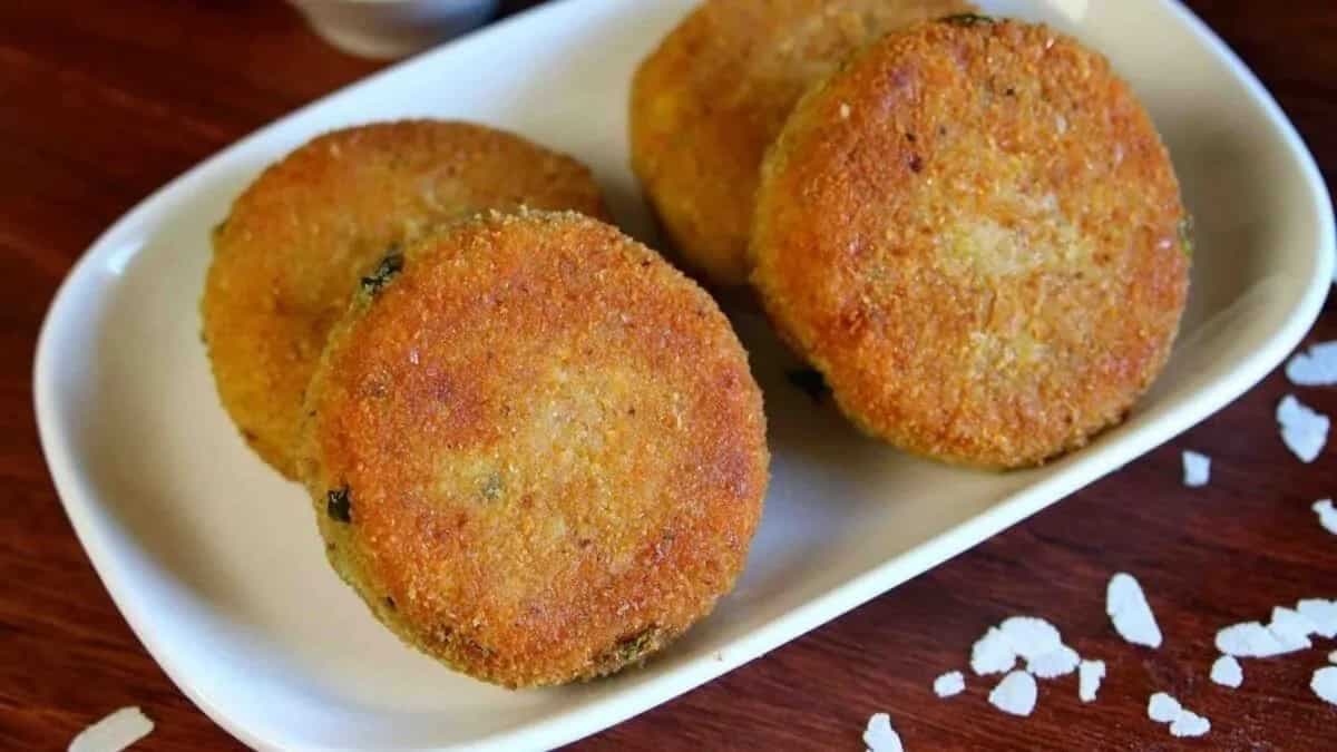 Delicious Poha Cutlets For High Tea Snacks