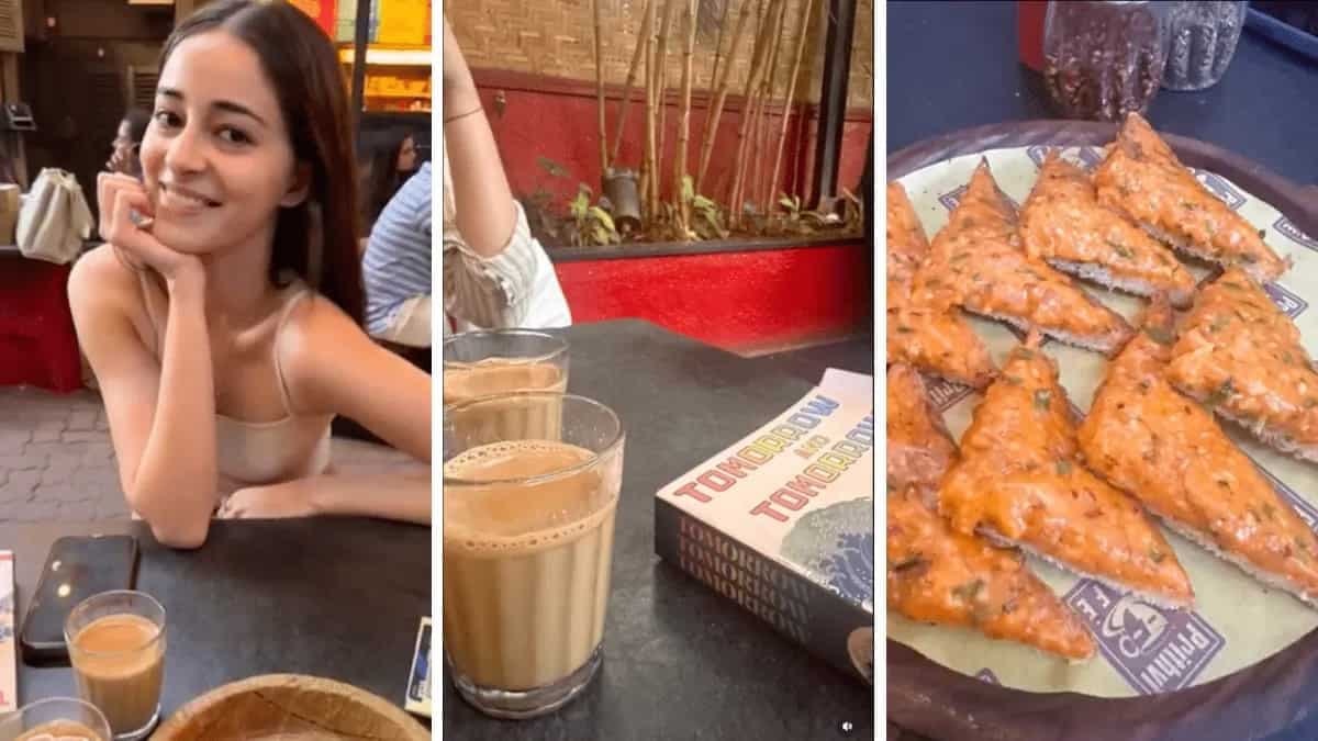 Ananya Panday, Navya Nanda Relish Cheese Toast & Chai
