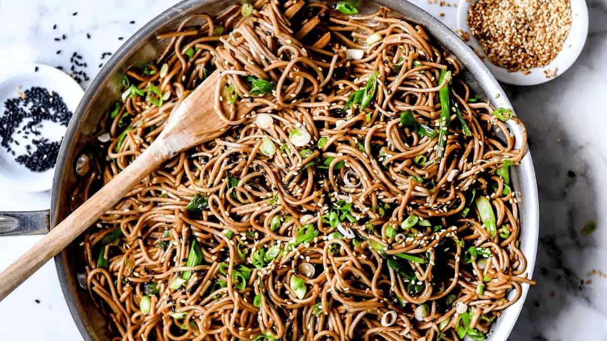 Soba Noodles With Thecha Sauce: A Quick Weekday Dinner Recipe