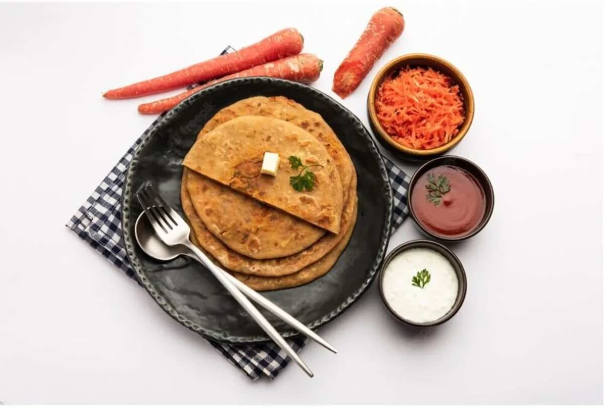 This Gajar Paratha Is Perfect For A Wholesome Winter Breakfast