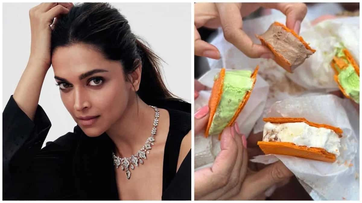 Deepika Padukone's Date with Ice Cream Sandwich