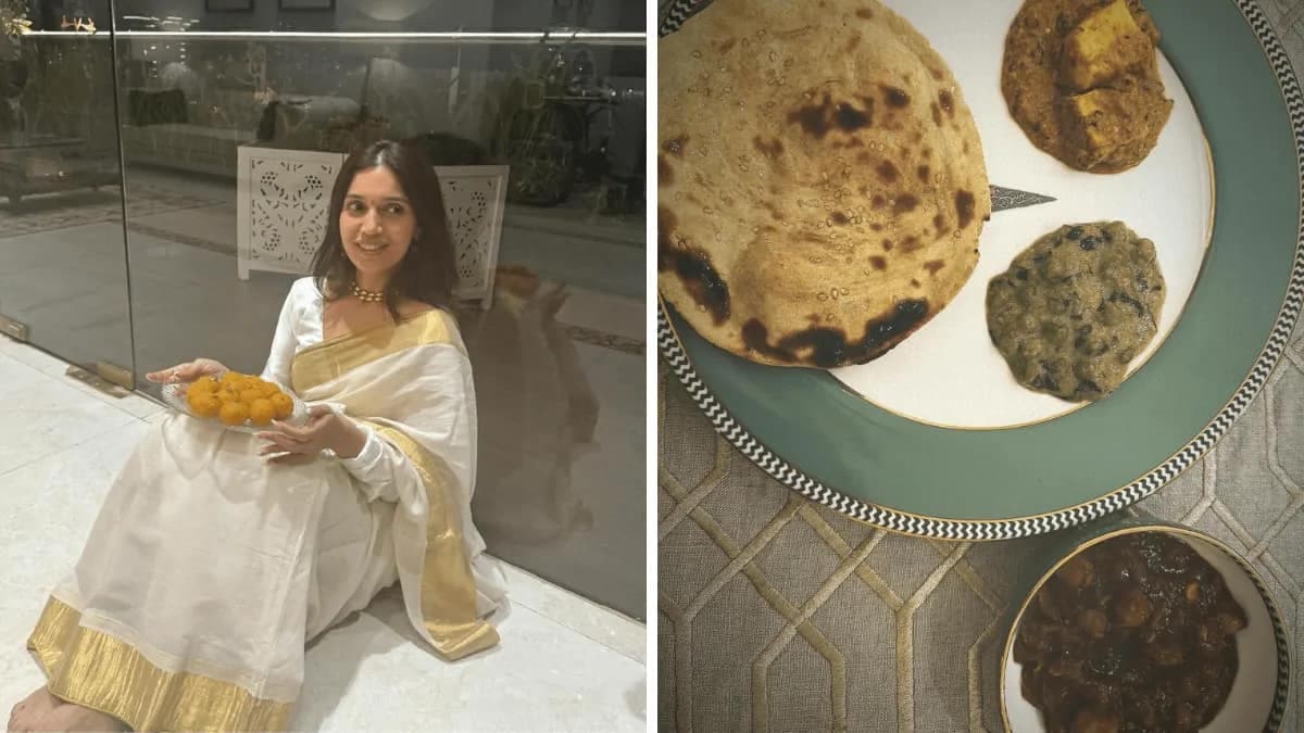 Bhumi Pednekar's Diwali Dinner Was All About Indian Comfort Food