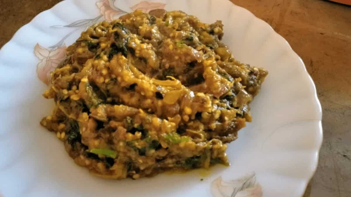 Bengena Pitika: Assamese Roasted Eggplant Mash