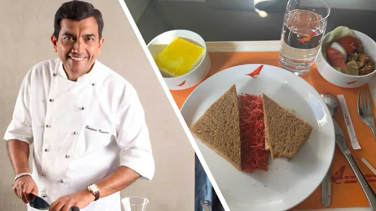 Chef Sanjeev Kapoor Lambasts Air India Over Poor In-Flight Meal