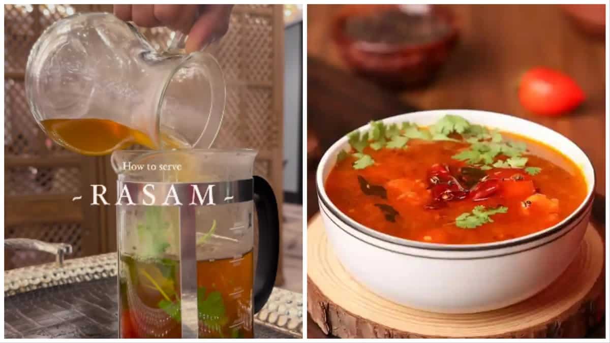 The Internet Is Stunned By The French Press Rasam; Learn More