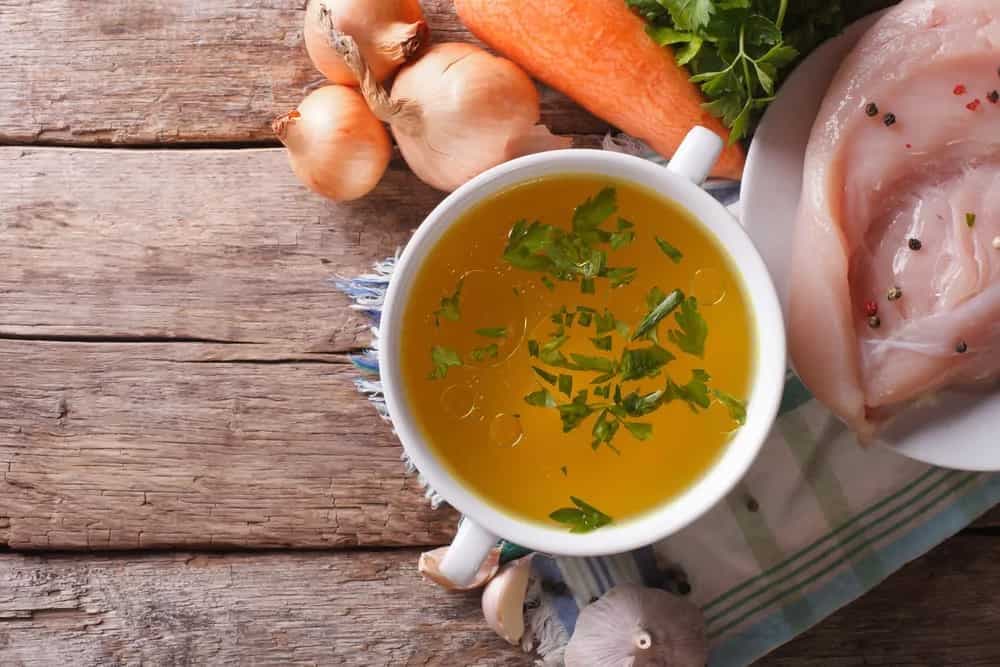 Hearty Chicken Broth To Chase Away The Winter Chill