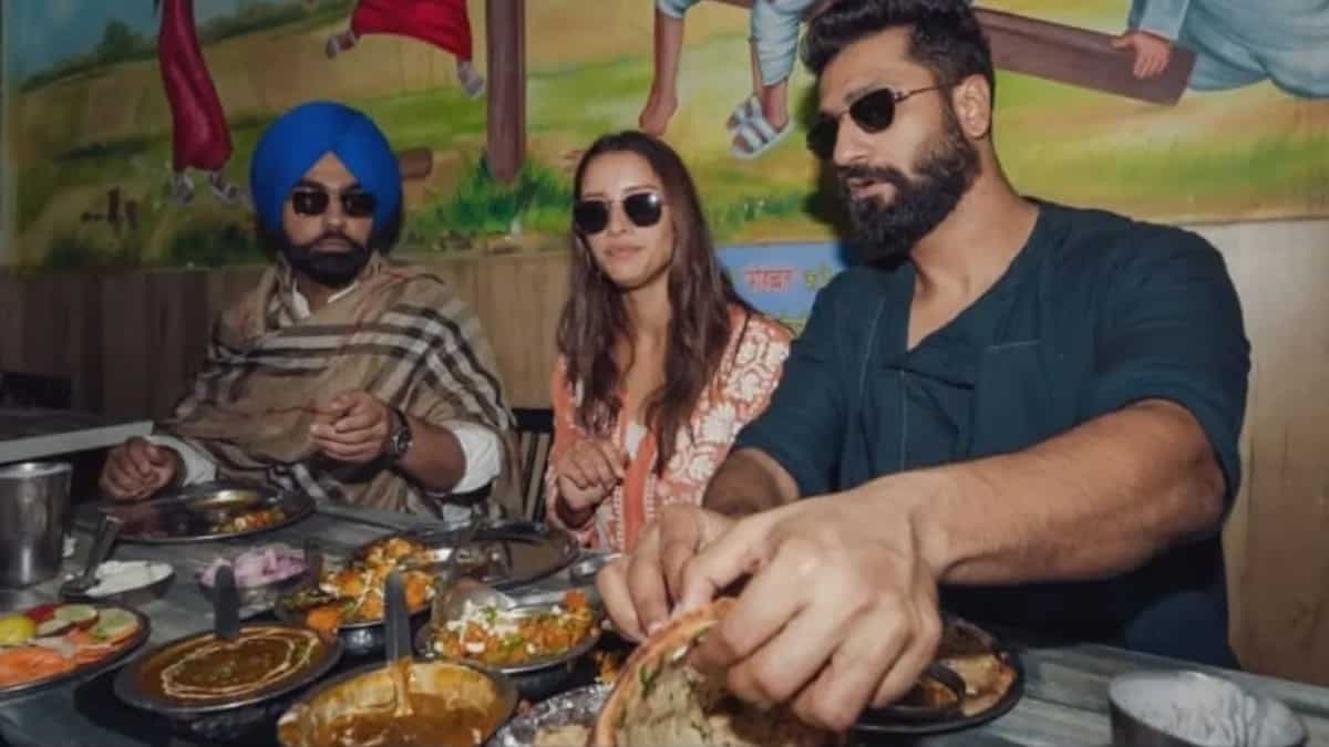 Vicky Kaushal, Triptii Dimri & Ammy Virk Enjoy Lassi