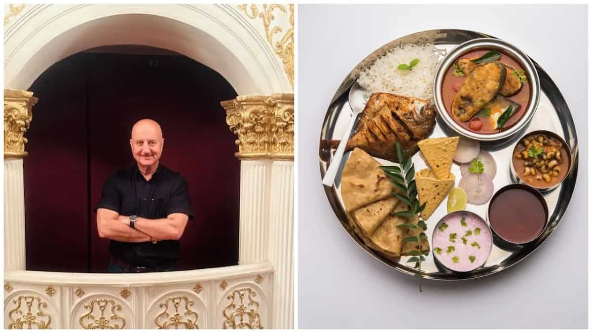 Anupam Kher's Lunch With Friends Was All About ‘Thali Ke Maze’