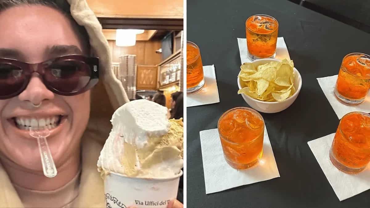 Florence Pugh Enjoys Ice Cream, Aperol Spritzers & More In Rome