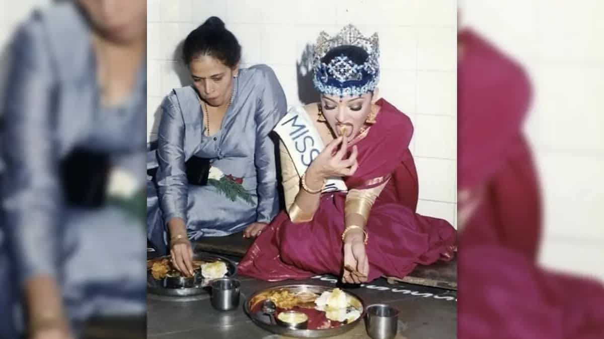 Miss World Aishwarya Rai's 1994 Pic Of Eating Lunch Gets Viral