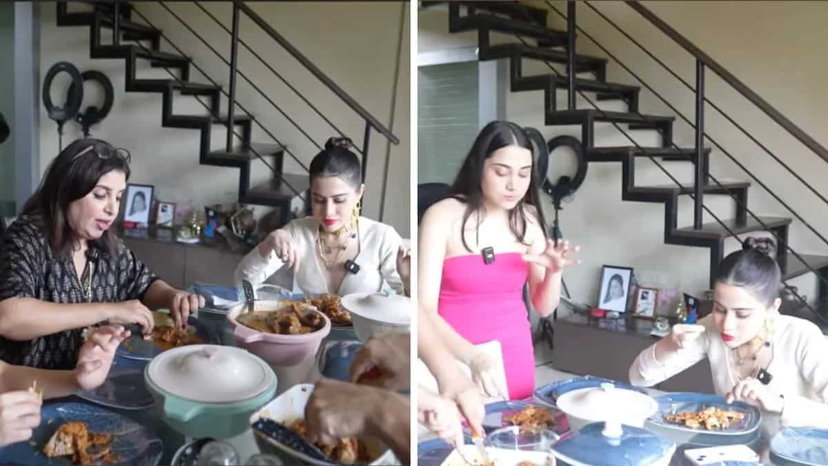 Uorfi Javed Cooks Up Authentic Lucknowi Mutton Korma For Farah Khan