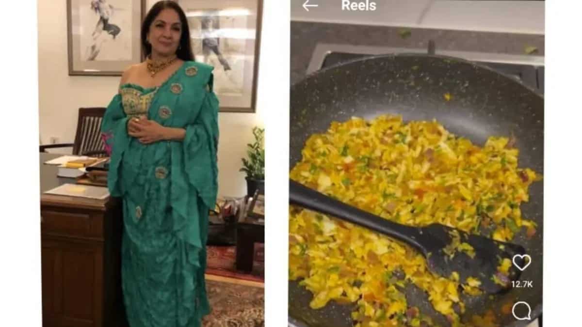 Neena Gupta Makes Boiled Anda Bhurji In Sydney