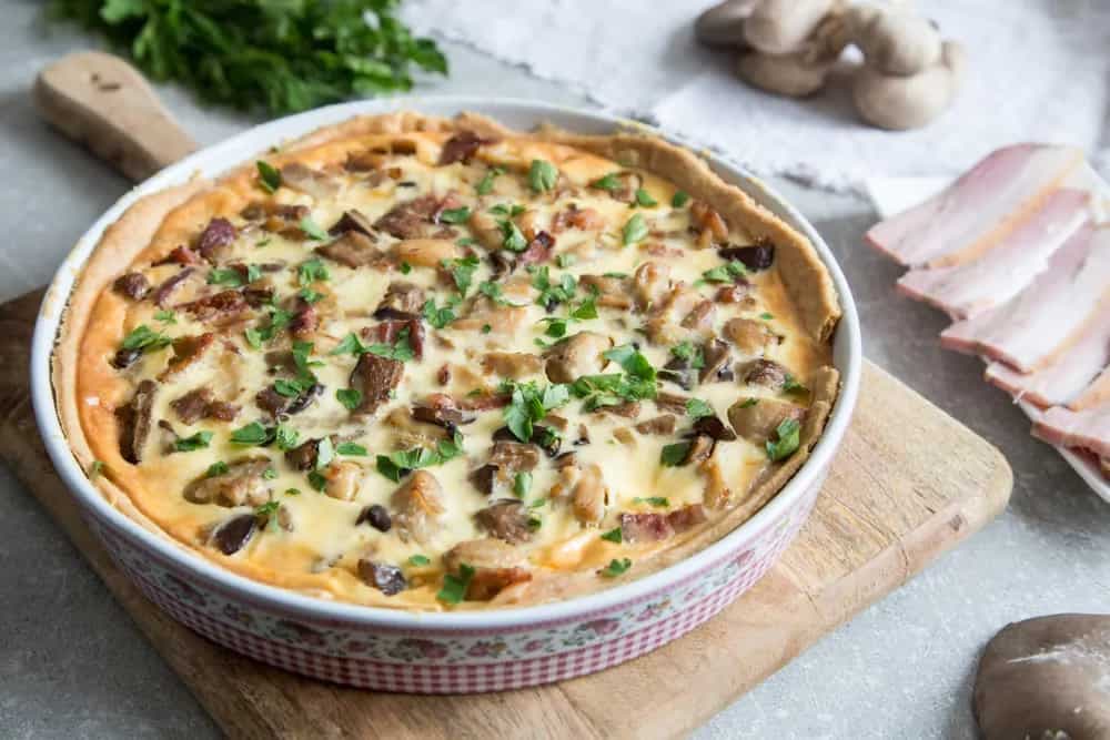 Add Spinach And Mushroom Quiche To Your Party Menu 