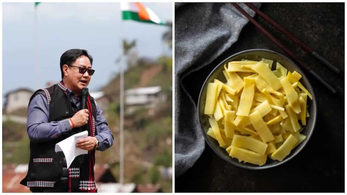 Kiren Rijiju Peels Arunachal Pradesh Bamboo Shoot In Viral Video