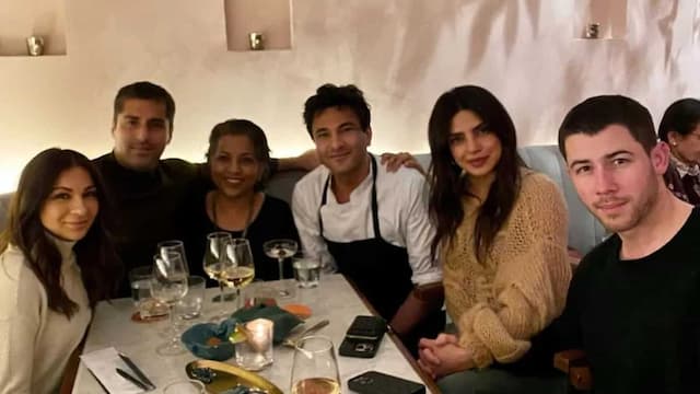 Priyanka Chopra Dines At Vikas Khanna's Bungalow In NYC