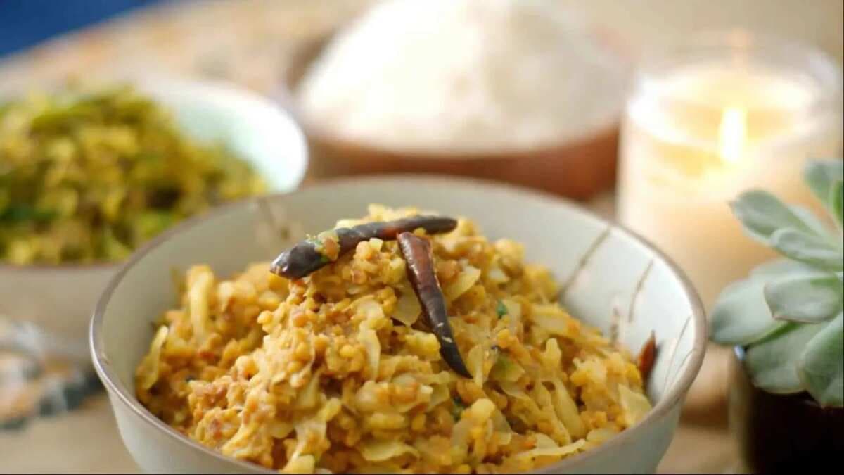 Try Cabbage Kootu - A Tamil Delicacy For Lunch