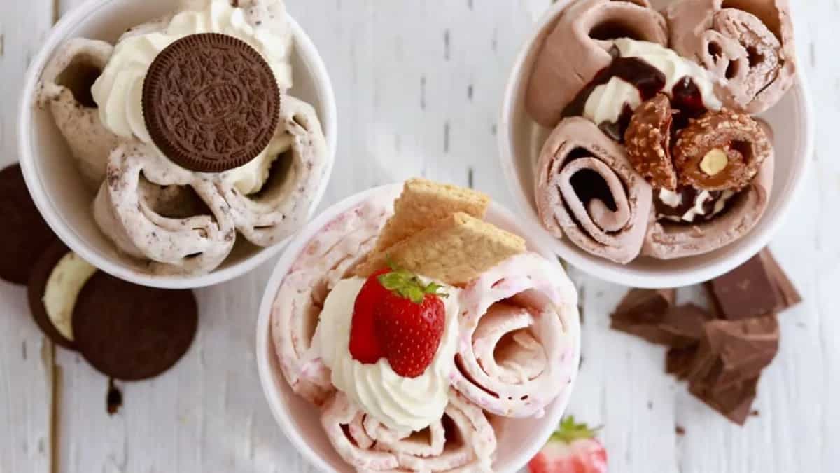 Craving Ice-Cream Rolls? Tips On How You Can Make Them At Home.